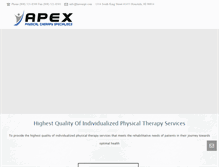 Tablet Screenshot of apexhawaiipt.com